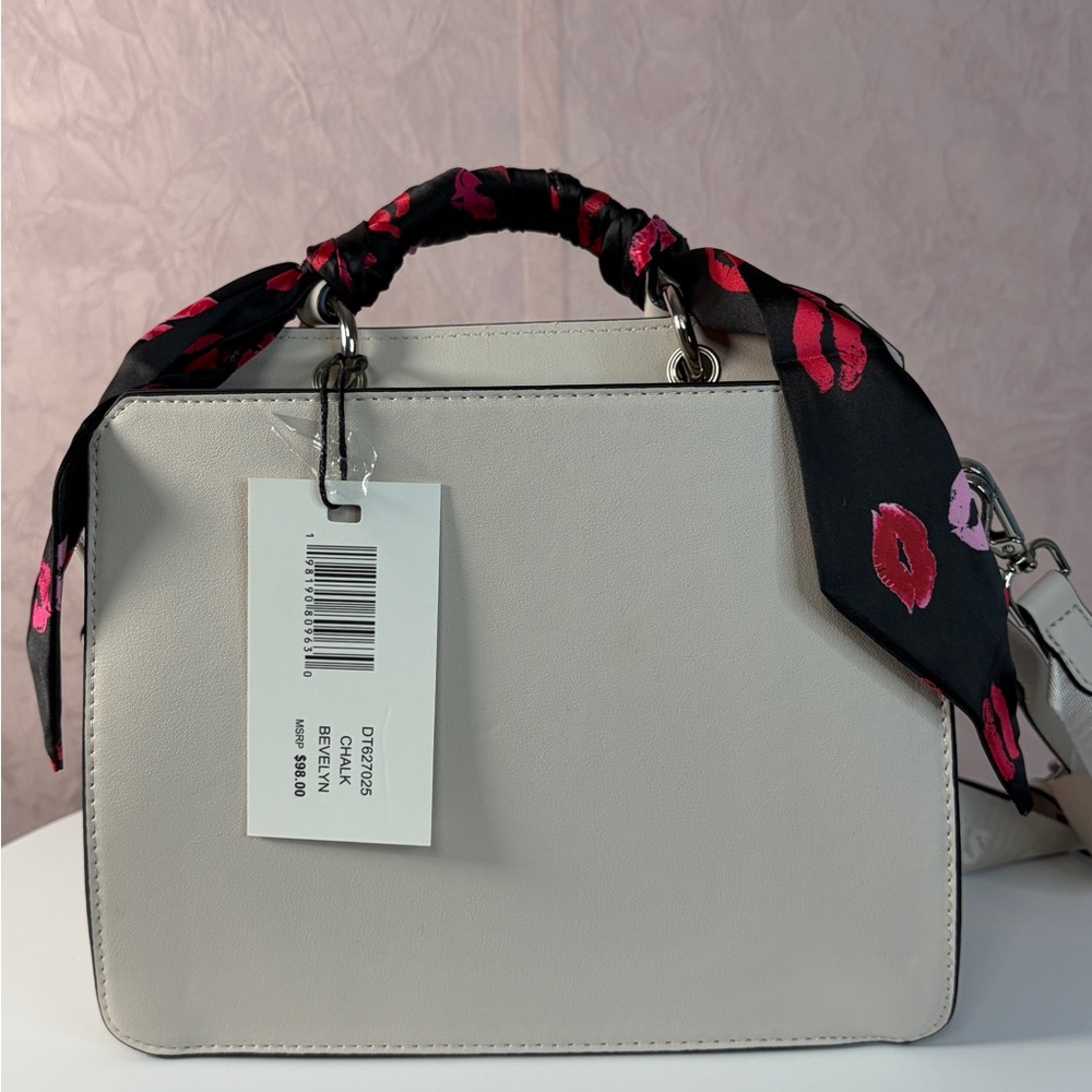 Steve Madden BEvelyn Kiss Print Women's Bag Chalk - Picture 8 of 16